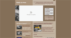 Desktop Screenshot of classiccarparts.be